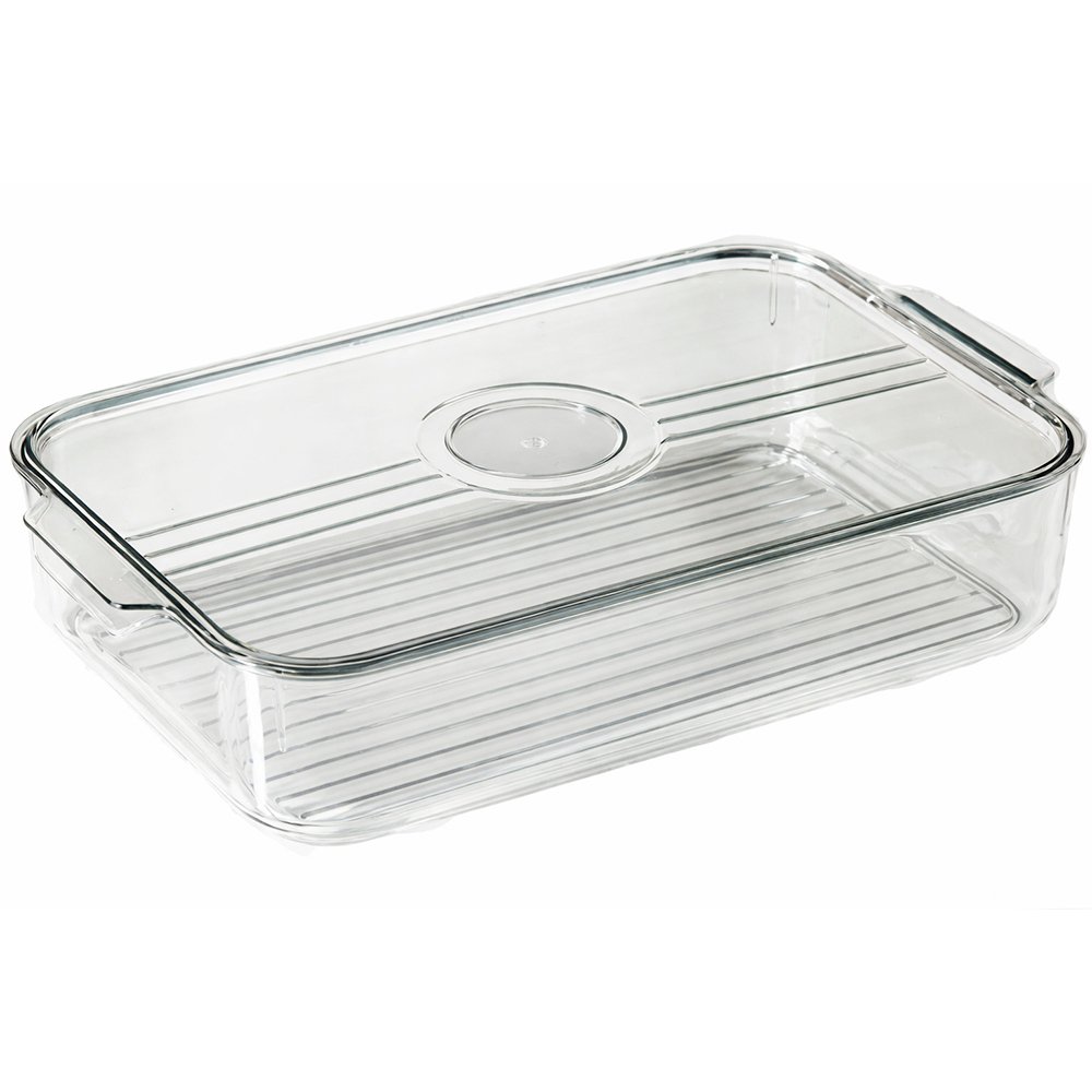 Organizador Oval Con Tapa L - 32x20x5