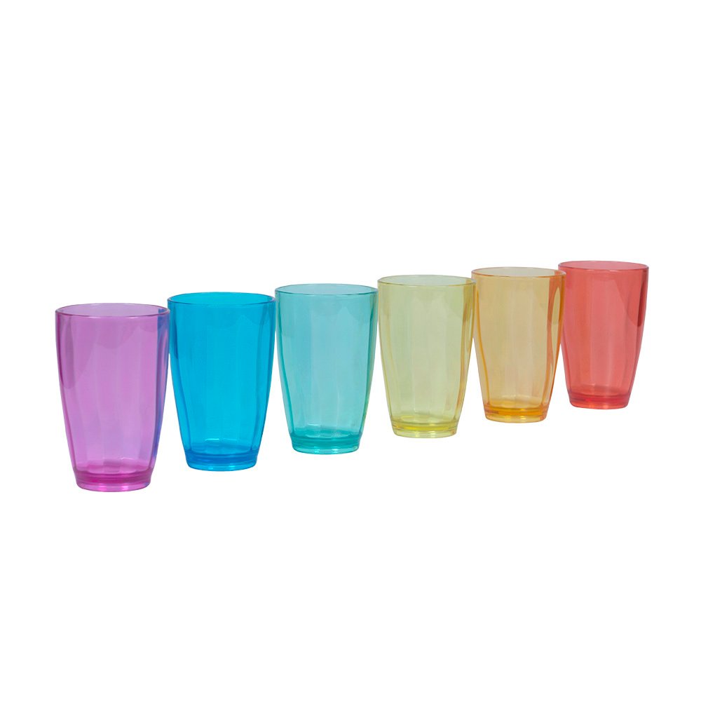 Vaso Facetado Color