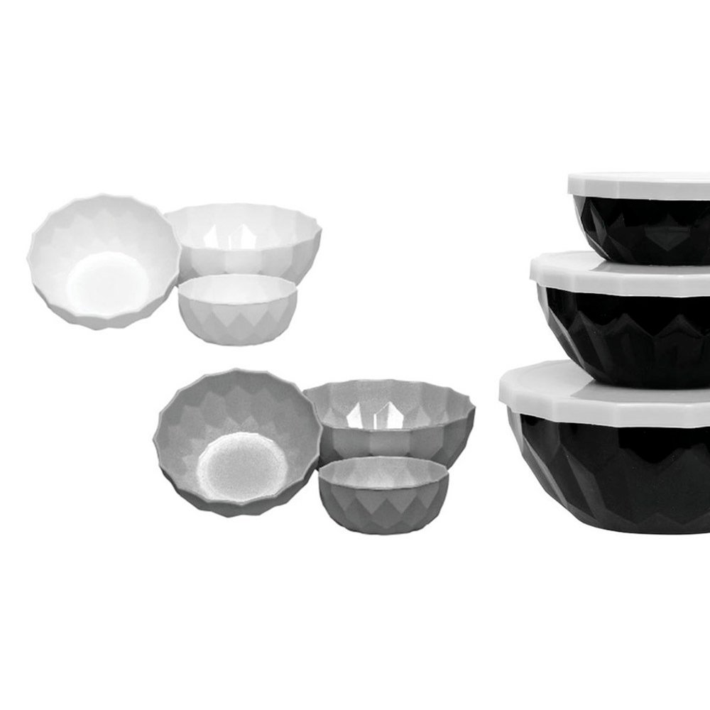 Set De 3 Bowls Con Tapa Clasico