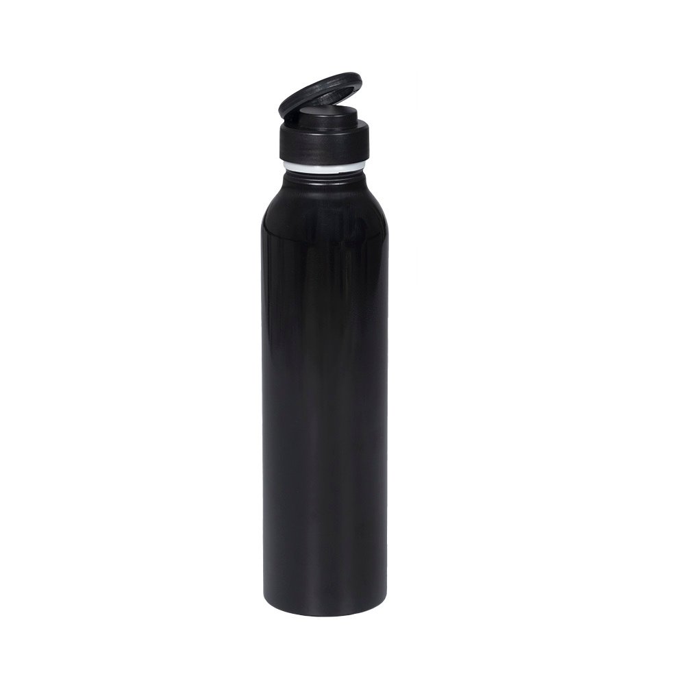 Botella Aluminio Lisa Negra