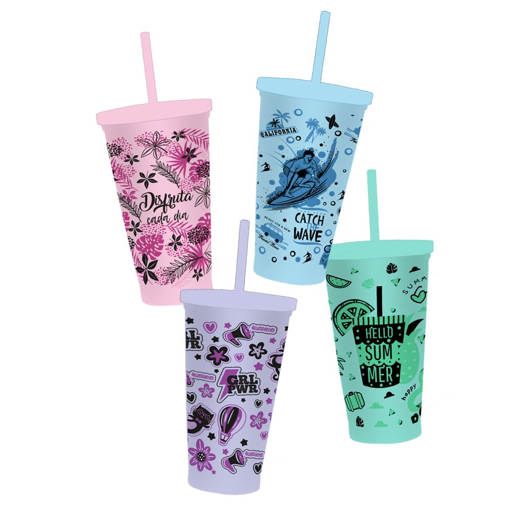 Vaso Eco Xl Sorbete 750ml - Pastel Teen