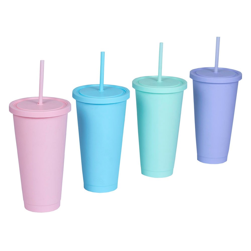 Vaso Eco Xl Sorbete 750ml - Liso Pastel