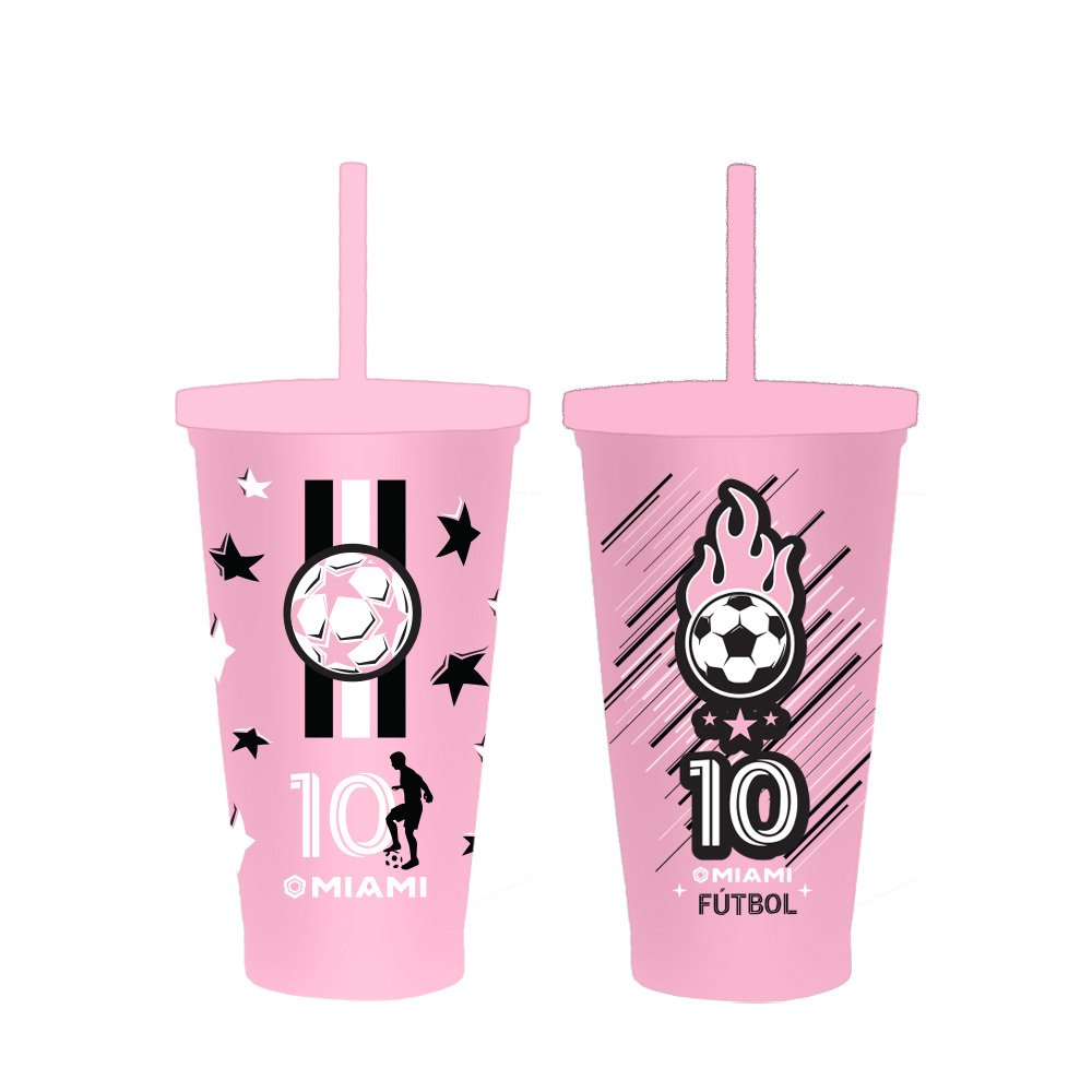 Vaso Eco Xl Sorbete 750ml - Miami Football Pink