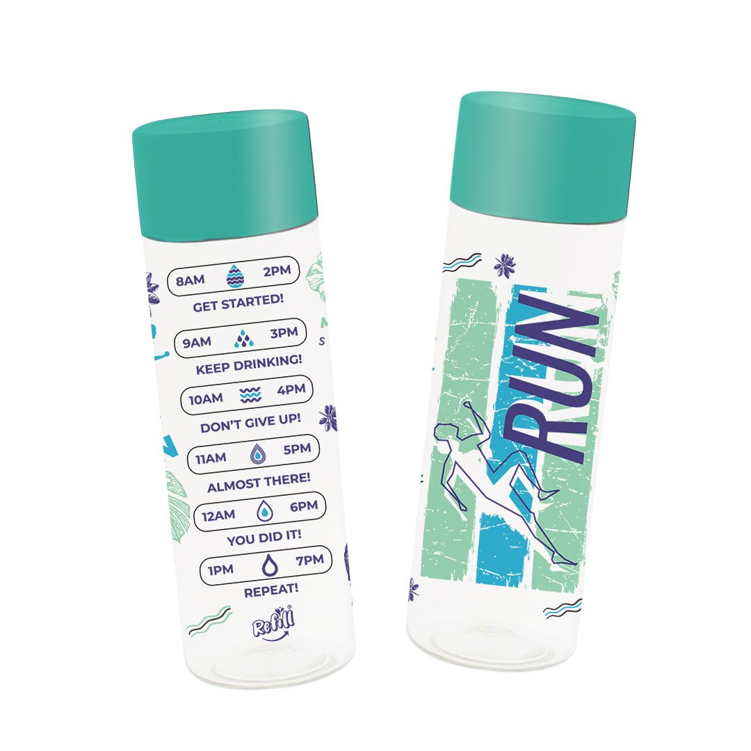 Botella Geo 600ml Medidora Sport