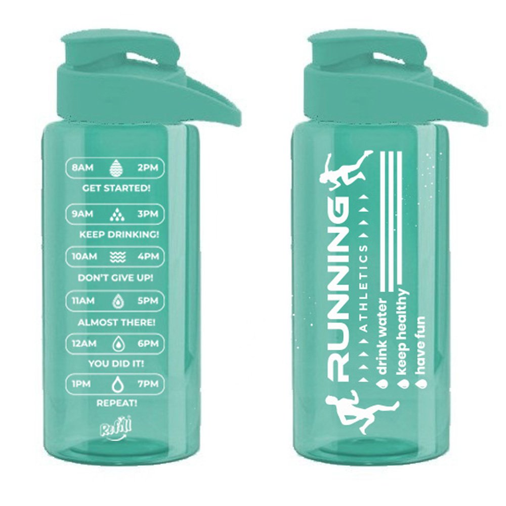 Botella Big Dakar 1100ml Aquamarin Motivacional