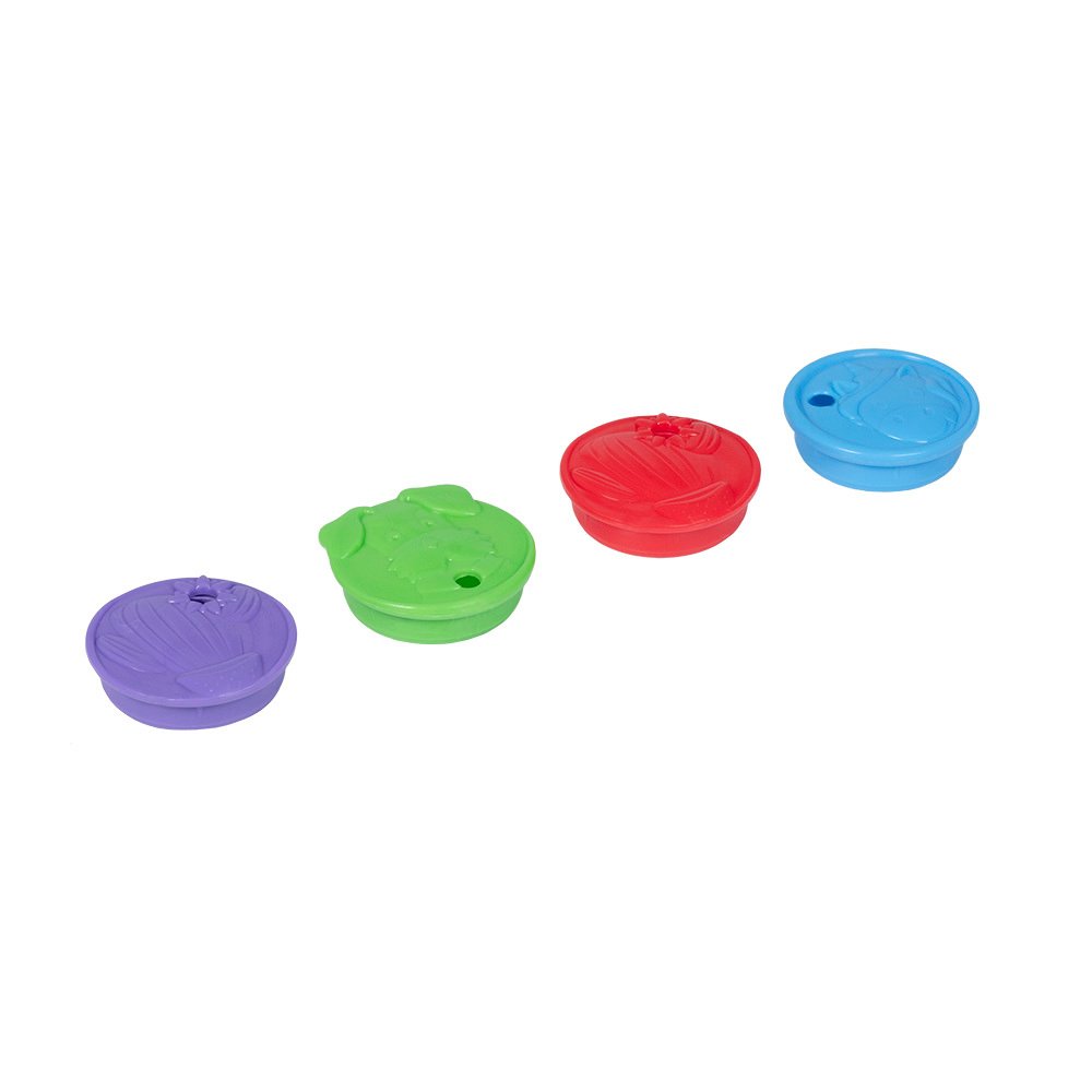 Tapon Mermelada Animales Sorbete, Alcancia Y Liso