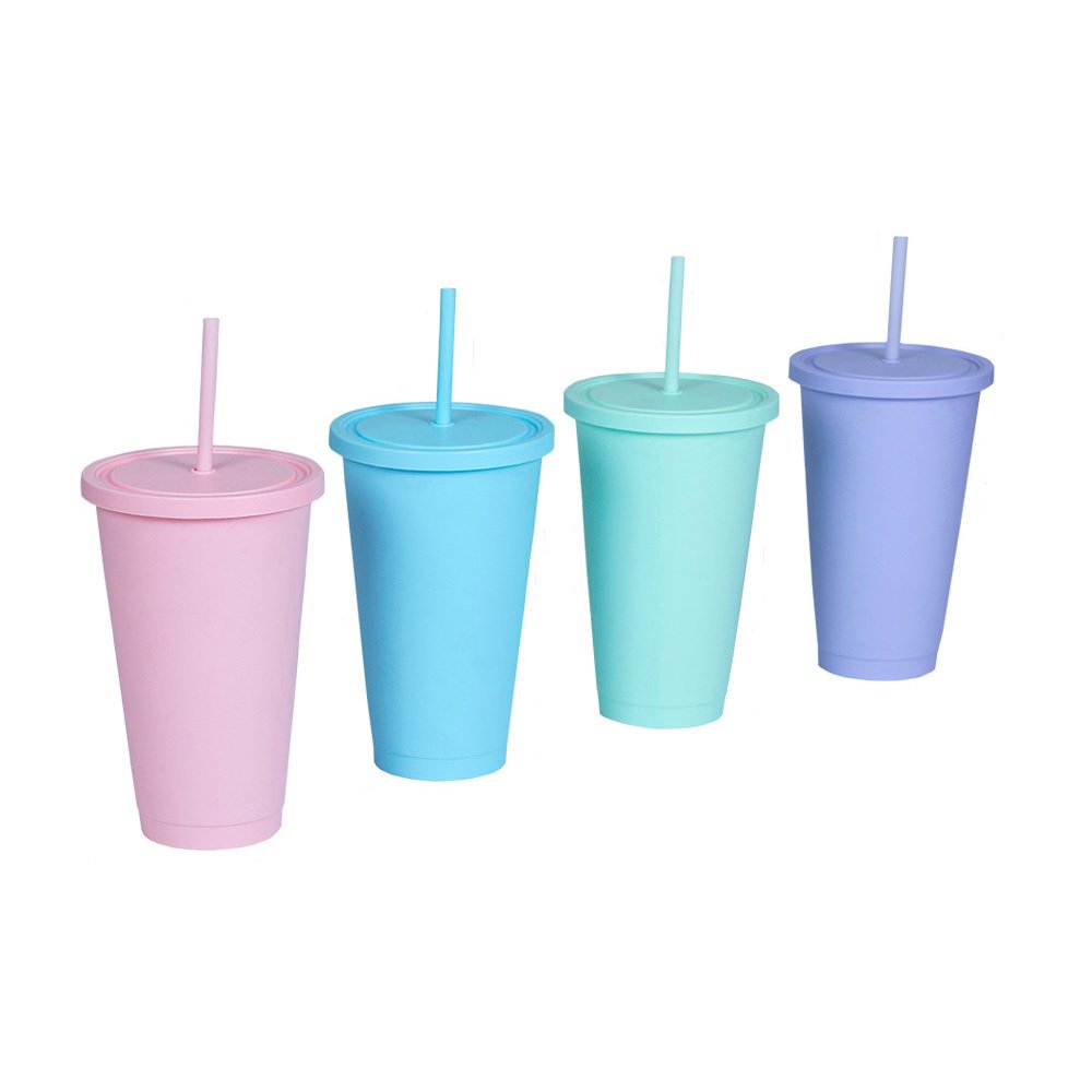Vaso Eco Sorbete 460ml - Liso Pastel