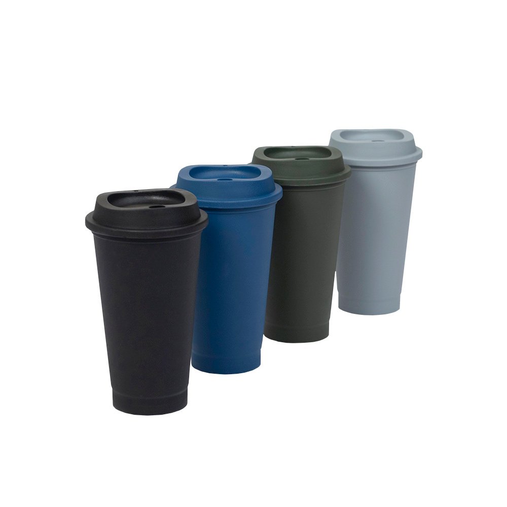 Vaso Eco Cafe 460ml - Liso Dark