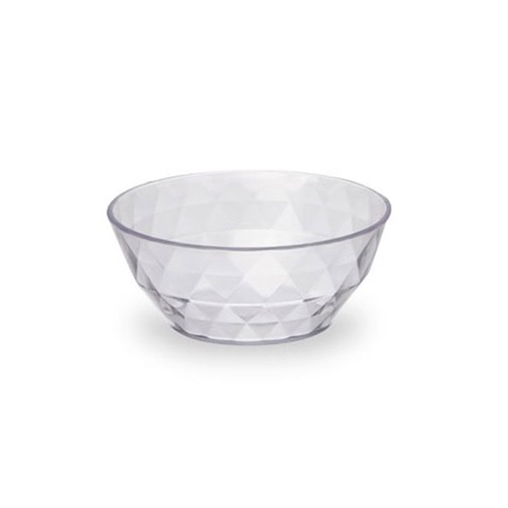 Bowl Grande Facetado Cristal
