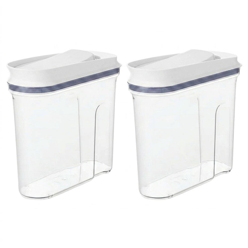 Frasco Hermetico Dosificador Grande Blanco 1,35l