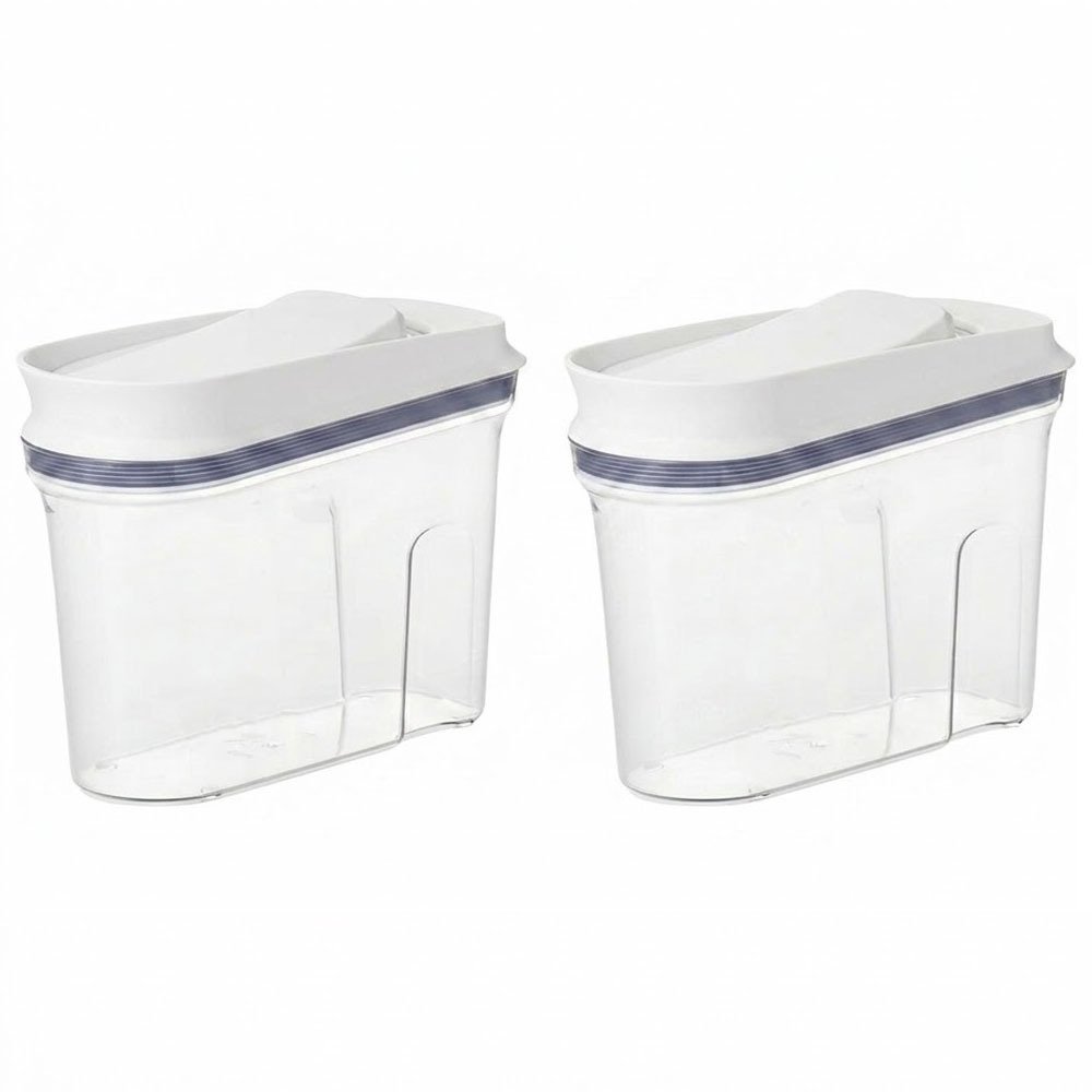 Frasco Hermetico Dosificador Chico Blanco 0.75l